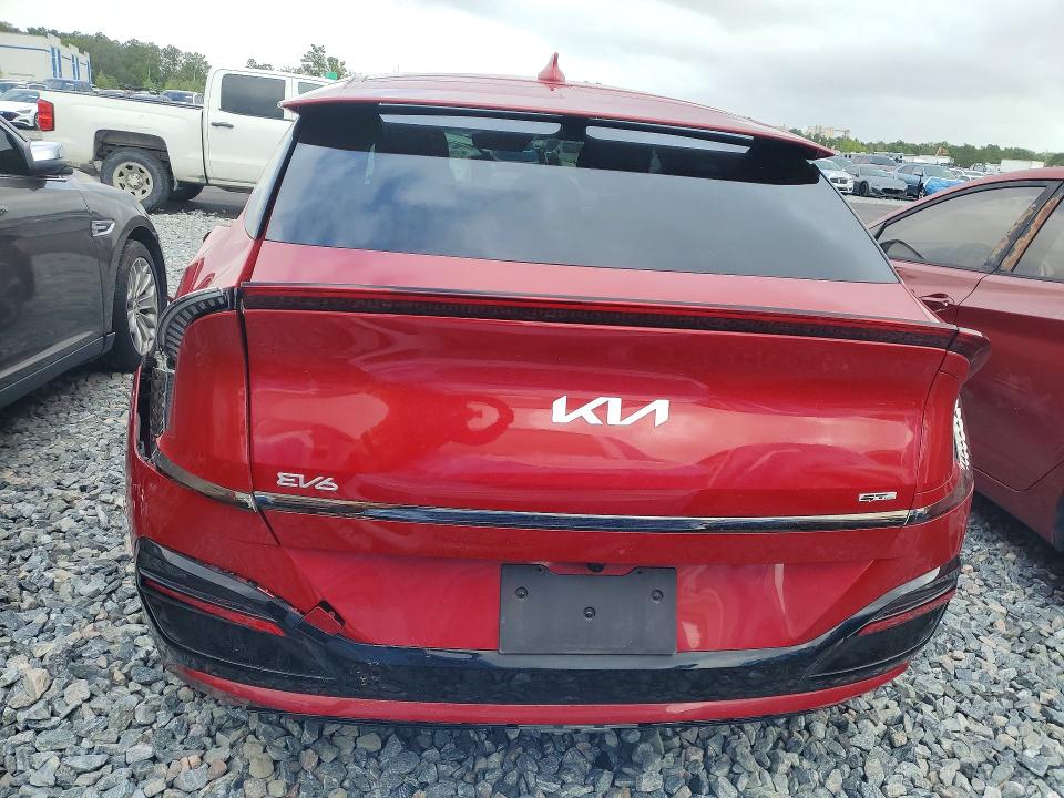 2024 Kia Ev6 VIN KNDC4DLC8R5210148 COPART salvage auction — REAR END, Id - Salvage Certificate Of Title, sold $11,700 on 2026-07-22 (photo 6)