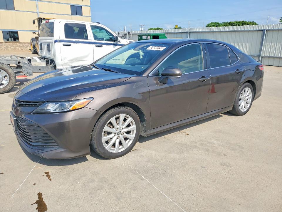 2018 Toyota Camry VIN JTNB11HK4J3000337 COPART salvage auction — REAR END, Tx - Salvage Vehicle Title, sold $2,700 on 2026-07-06 (photo 1)