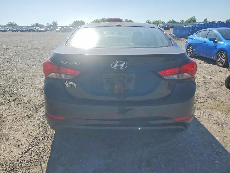 2016 Hyundai Elantra VIN 5NPDH4AE4GH714822 COPART salvage auction — REAR END, Ky - Cert Of Title-Salvage, sold $875 on 2026-07-09 (photo 6)