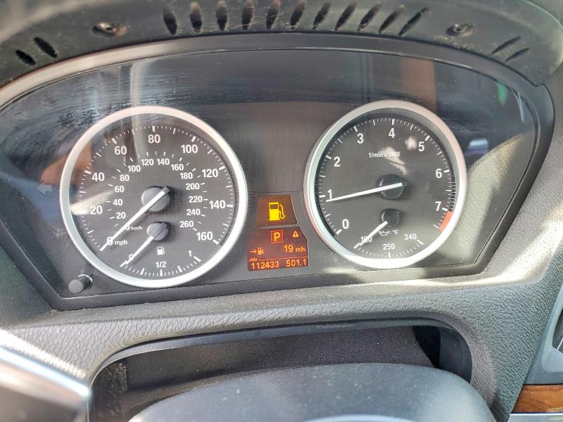 2012 BMW X6 VIN 5UXFG2C52CL779279 COPART salvage auction — VANDALISM, WA, sold $3,050 on 2026-08-03 (photo 9)