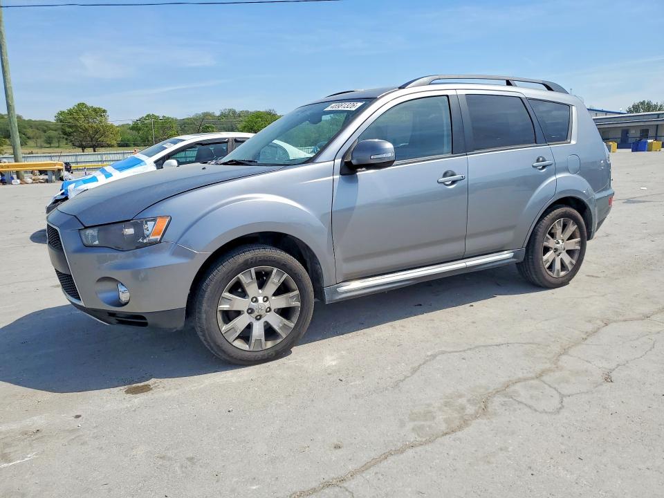 2013 Mitsubishi Outlander VIN JA4JT3AW0DU005210 COPART salvage auction — REAR END, Tn - Salvage Certificate, sold $675 on 2026-07-29 (photo 1)