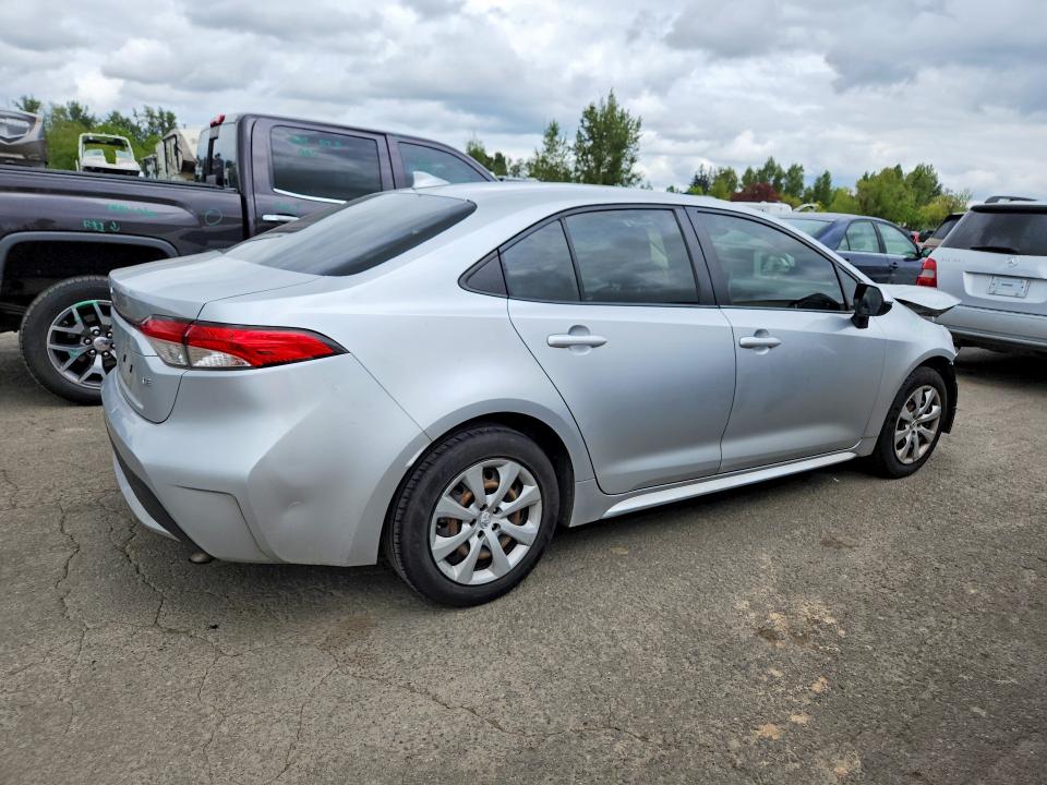 2020 Toyota Corolla VIN JTDEPRAE3LJ063463 COPART salvage auction — FRONT END, Or - Salvage Title Certificate, sold $4,000 on 2026-07-13 (photo 3)