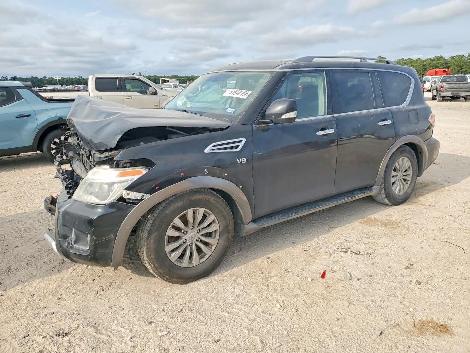 2017 Nissan Armada VIN JN8AY2ND9H9006332 COPART salvage auction — FRONT END, Salvage Title, sold $1,750 on 2026-07-10 (photo 1)