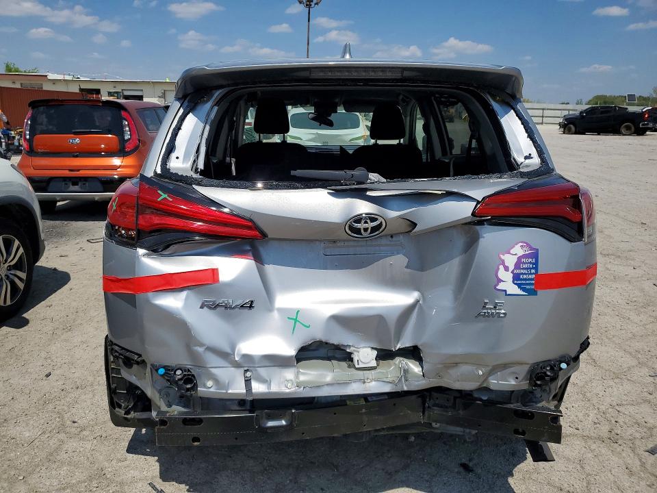 2018 Toyota Rav 4 VIN 2T3BFREV3JW843980 COPART salvage auction — REAR END, In - Certificate Of Title, sold $6,400 on 2026-07-02 (photo 6)