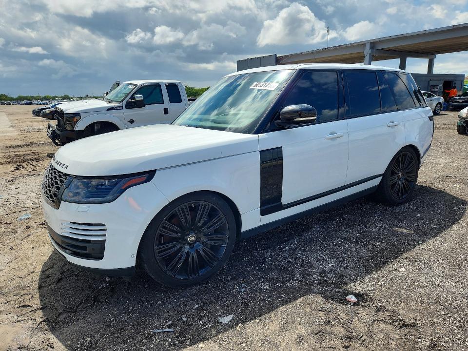 2019 Land rover RANGE ROVER VIN SALGS2RE9KA554047 COPART salvage auction — MINOR DENT/SCRATCHES, Fl - Certificate Of Title, sold $20,300 on 2026-07-28 (photo 1)