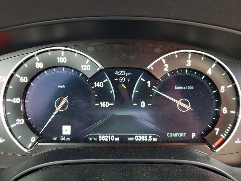 2018 BMW 5er VIN WBAJE7C52JWD53408 COPART salvage auction — SIDE, NY - MV-907A SALVAGE CERTIFICATE, sold $4,150 on 2026-07-21 (photo 9)