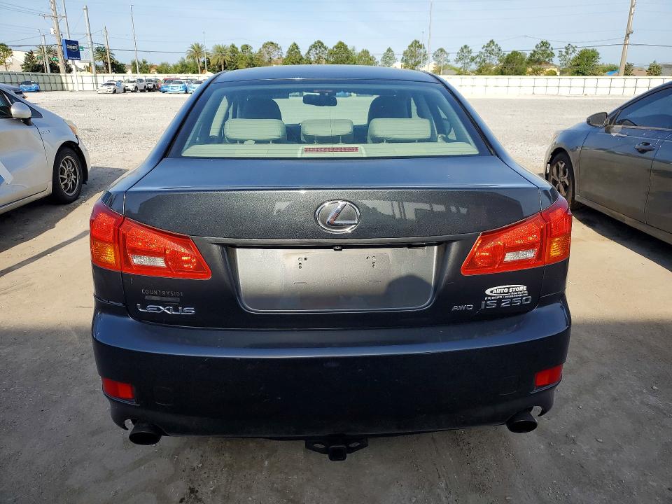 2006 Lexus Is VIN JTHCK262662006425 COPART salvage auction — FRONT END, Fl - Cert Of Title Slvg Rebuildable, sold $775 on 2026-07-17 (photo 6)