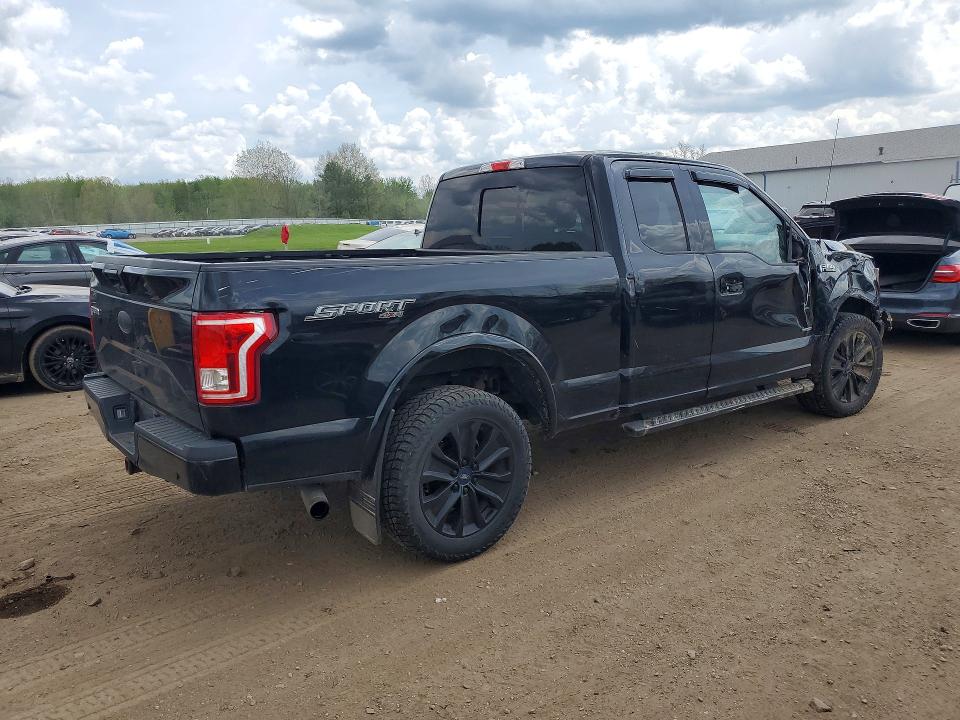2017 Ford F-150 VIN 1FTEX1EP4HFC12177 COPART salvage auction — FRONT END, Oh - Cert Of Title-Salvage, sold $3,250 on 2026-07-02 (photo 3)