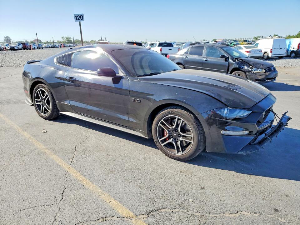 2020 Ford Mustang VIN 1FA6P8CF6L5136327 COPART salvage auction — FRONT END, Ca - Salvage Certificate, sold $14,200 on 2026-07-02 (photo 4)