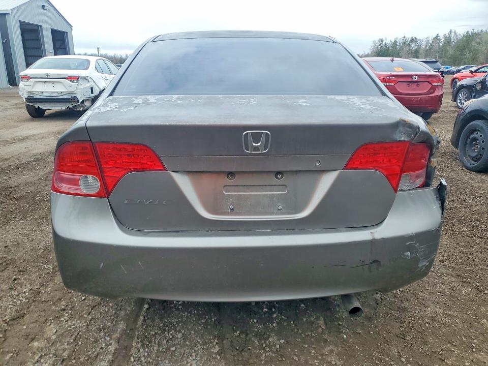 2006 Honda VIN 2HGFA16306H008152 COPART salvage auction — REAR END, On - Permit No Brand - Unfit, sold $300 on 2026-07-02 (photo 6)