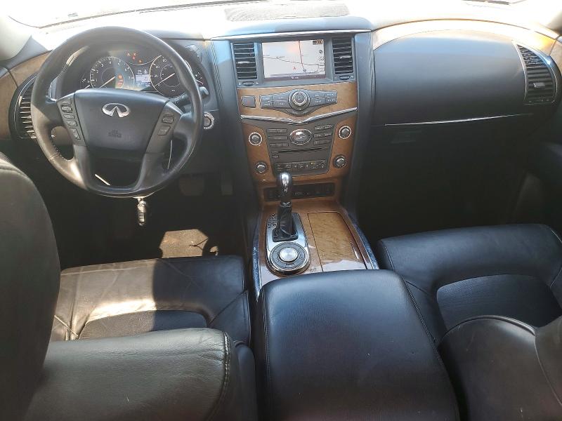 2014 Infiniti Qx80 VIN JN8AZ2NF0E9556027 COPART salvage auction — ROOF, Salvage Title, sold $700 on 2026-09-02 (photo 8)