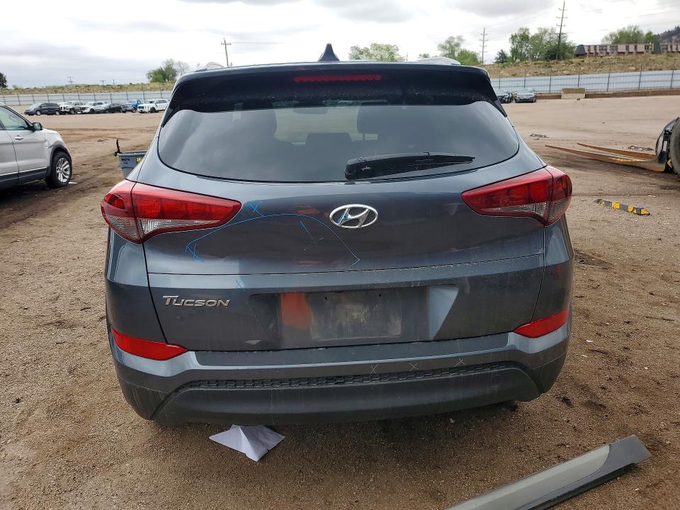 2018 Hyundai Tucson VIN KM8J33A41JU610560 COPART salvage auction — VANDALISM, CO - SALVAGE TITLE, sold $2,800 on 2026-07-06 (photo 6)