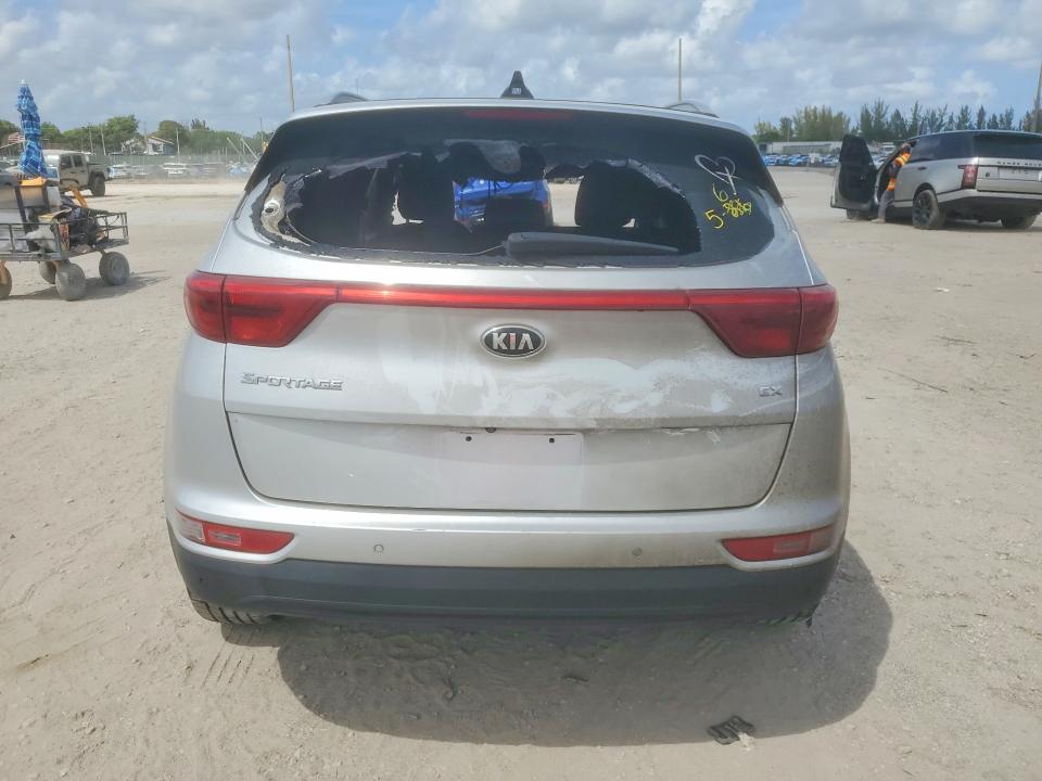 2017 Kia Sportage VIN KNDPN3AC3H7256761 COPART salvage auction — BURN, FL - CERTIFICATE OF DESTRUCTION, sold $275 on 2026-07-02 (photo 6)