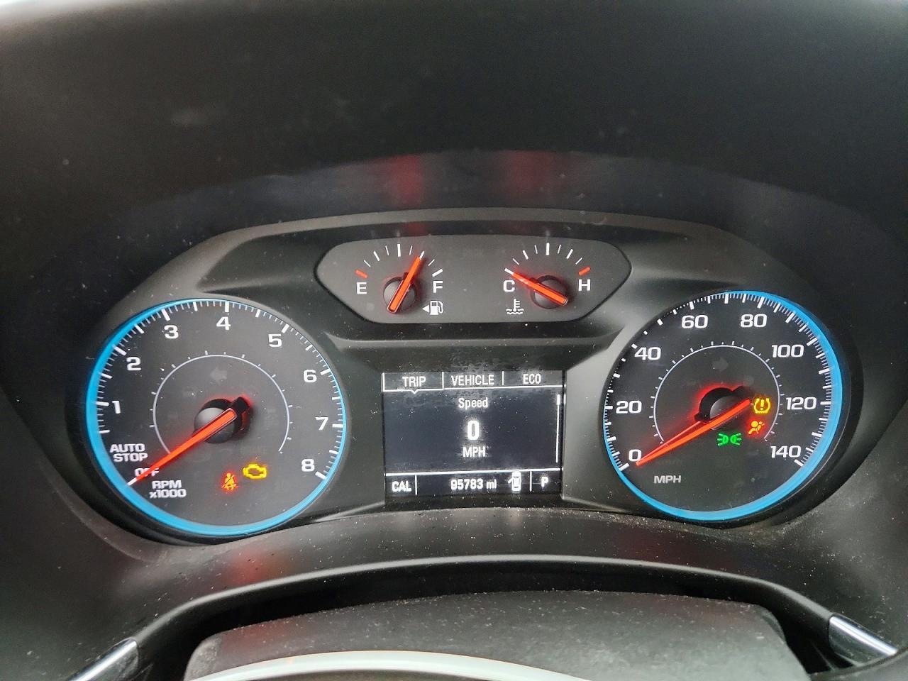2018 Chevrolet Equinox VIN 3GNAXHEV7JS506168 COPART salvage auction — Front End, LA - CERT OF TITLE-SALVAGE, sold $2,100 on 2026-07-09 (photo 9)