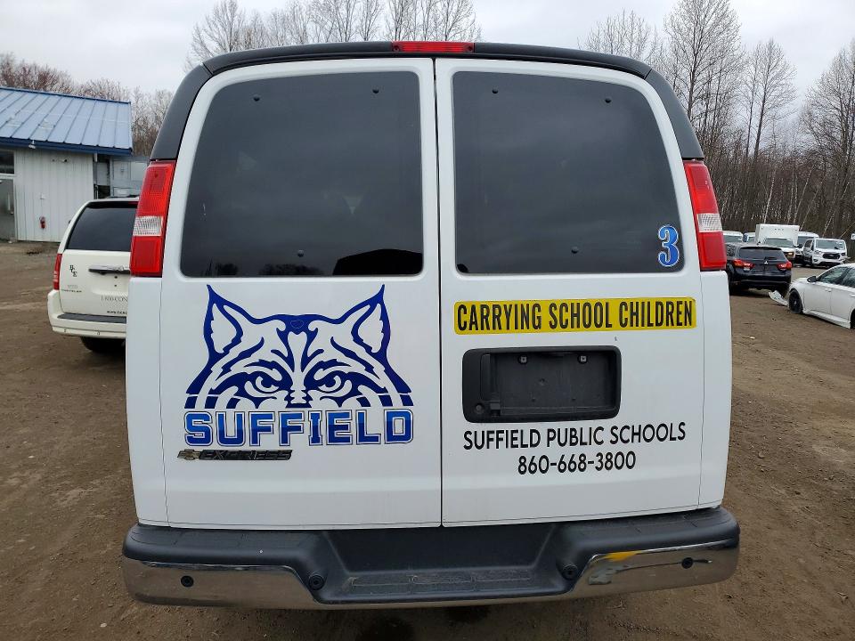 2023 Chevrolet Express 3500 VIN 1GAZGNFP2P1151505 COPART salvage auction — FRONT END, CT - CERT OF TITLE-SALVAGE, sold $2,850 on 2026-07-09 (photo 6)