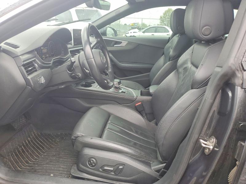 2019 Audi A5 VIN WAUENCF50KA025048 COPART salvage auction — REAR END, In - Cert Of Title-Salvage Title, sold $11,000 on 2026-07-21 (photo 7)