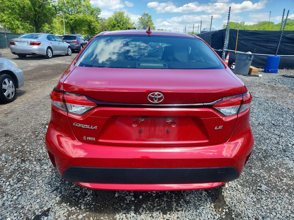 2020 Toyota VIN JTDHPRAE4LJ003690 COPART salvage auction — SIDE, Md - Certificate Of Title, sold $2,050 on 2026-07-16 (photo 6)