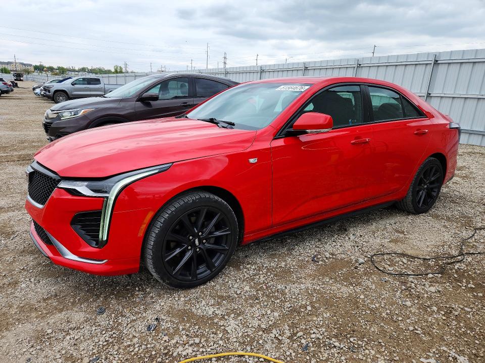 2021 Cadillac Ct4 VIN 1G6DG5RK7M0105822 COPART salvage auction — HAIL, Ia - Cert Of Title-Salvage Title, sold $11,200 on 2026-07-15 (photo 1)