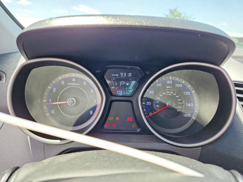 2014 Hyundai VIN KMHDH4AE6EU212019 COPART salvage auction — FRONT END, Nm - Cert Of Title-Salvage, sold $2,100 on 2026-07-13 (photo 9)
