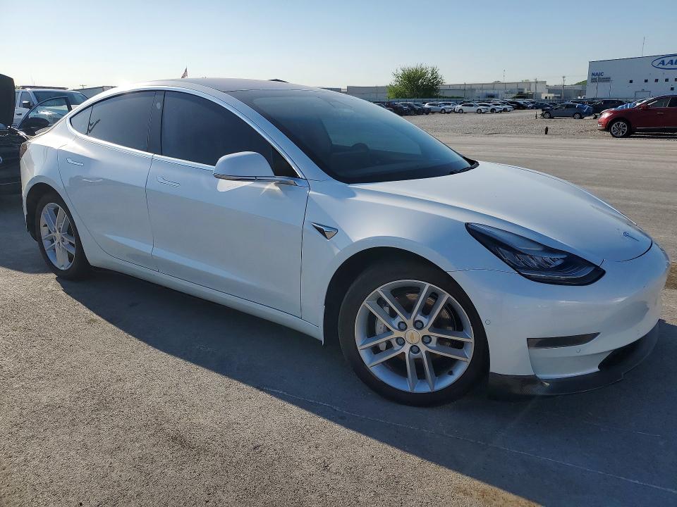 2020 Tesla Model 3 VIN 5YJ3E1EAXLF740554 COPART salvage auction — FRONT END, Fl - Cert Of Title Slvg Rebuildable, sold $4,700 on 2026-08-01 (photo 4)