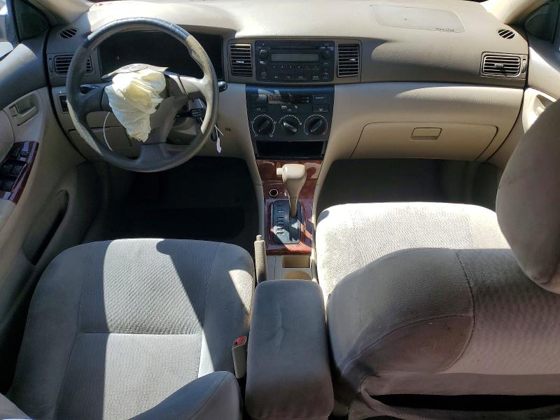 2005 Toyota Corolla VIN 1NXBR32E95Z393730 COPART salvage auction — FRONT END, Ca - Salvage Certificate, sold $575 on 2026-07-02 (photo 8)