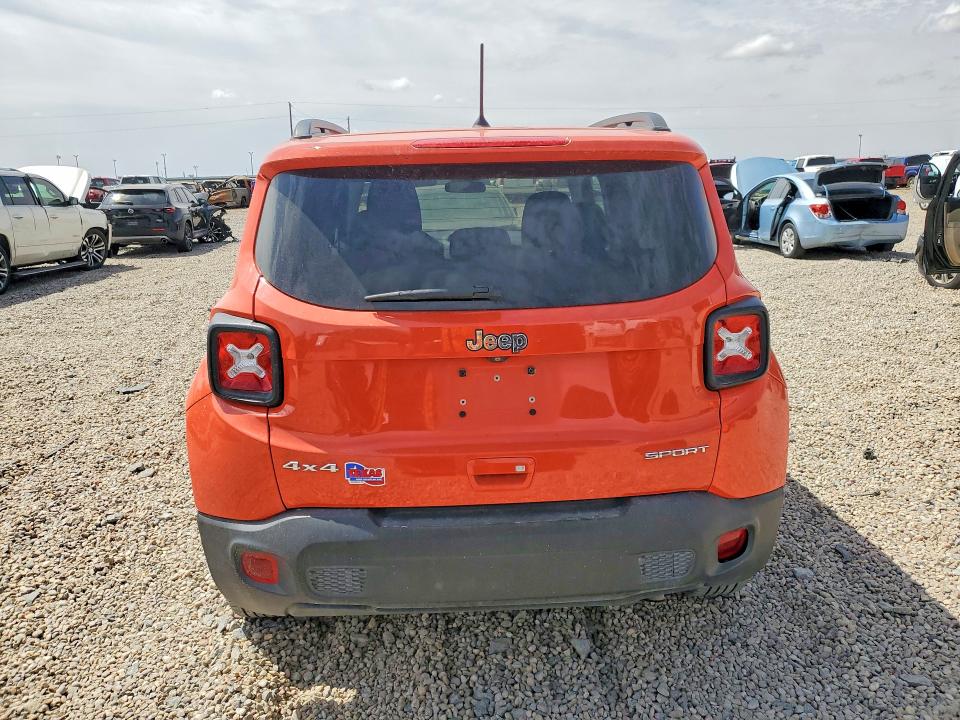 2019 Jeep VIN ZACNJBAB1KPJ99293 COPART salvage auction — WATER/FLOOD, Tx - Salvage Vehicle Title, sold $2,100 on 2026-07-07 (photo 6)