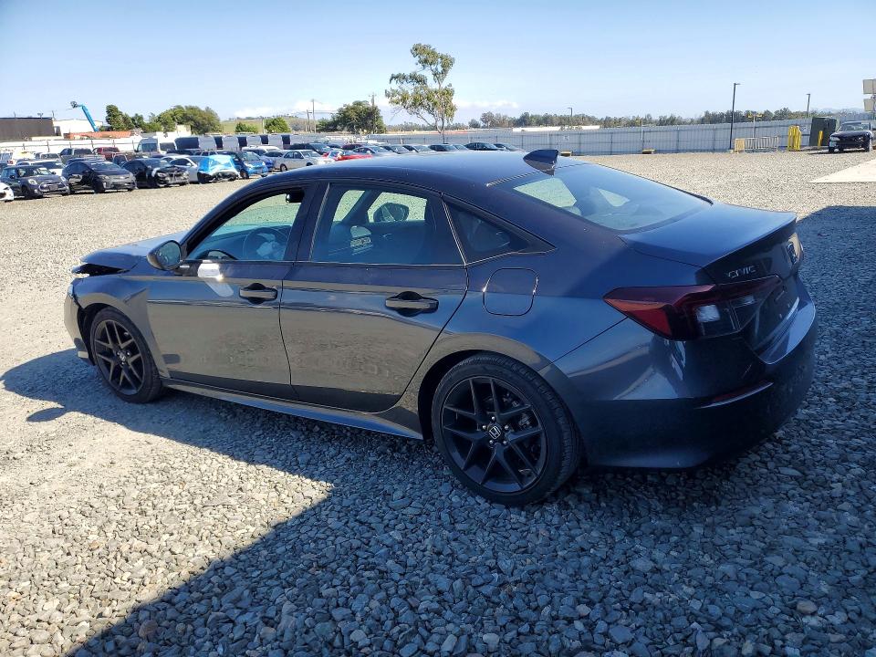 2025 Honda Civic VIN 2HGFE2F57SH517208 COPART salvage auction — FRONT END, Ca - Salvage Certificate, sold $8,600 on 2026-07-02 (photo 2)