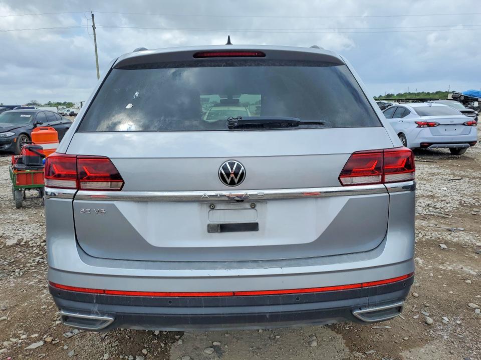 2021 Volkswagen Atlas VIN 1V2WR2CA2MC555910 COPART salvage auction — FRONT END, Va - Certificate Of Title (P), sold $6,800 on 2026-07-09 (photo 6)