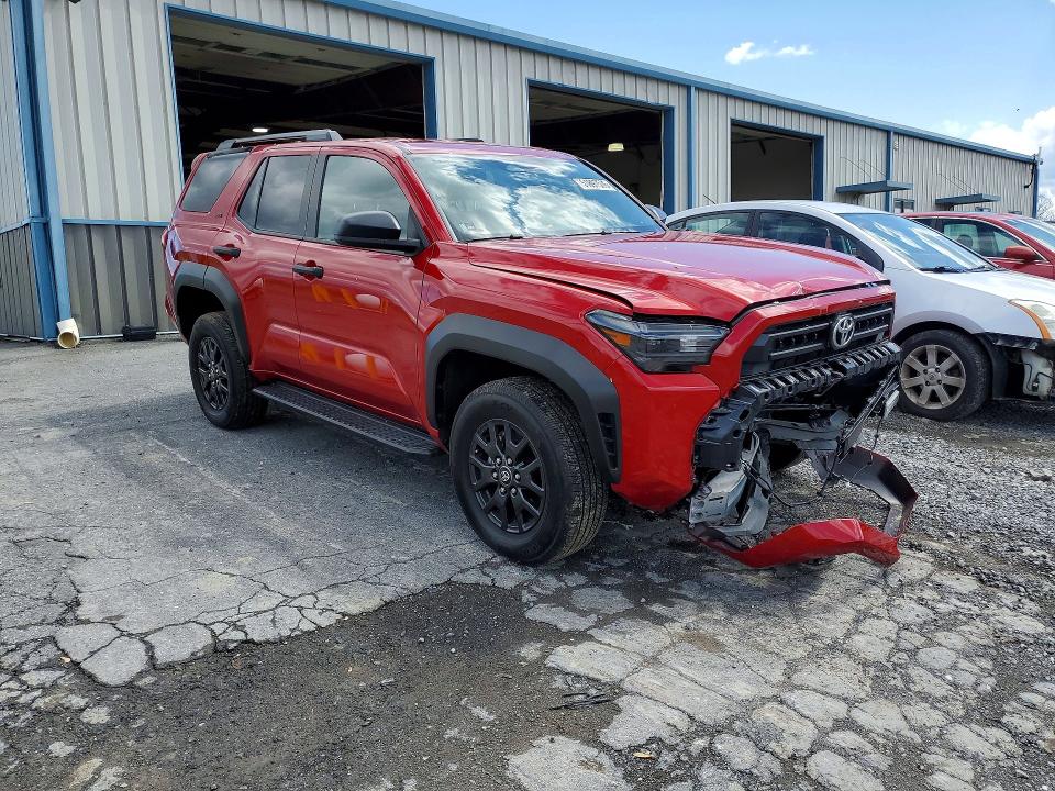 2025 Toyota 4runner VIN JTEVA5BR0S5071325 COPART salvage auction — FRONT END, PA, sold $24,900 on 2026-07-10 (photo 4)