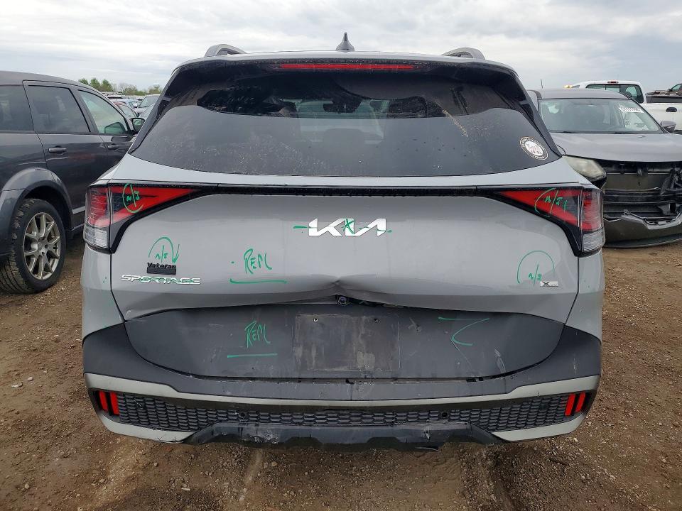 2023 Kia Sportage VIN 5XYK6CAF8PG050323 COPART salvage auction — FRONT END, Il - Salvage Certificate, sold $8,900 on 2026-07-28 (photo 6)