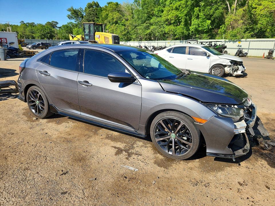 2021 Honda Civic VIN SHHFK7H42MU219553 COPART salvage auction — FRONT END, LA - CERT OF TITLE-SALVAGE, sold $3,750 on 2026-07-16 (photo 4)