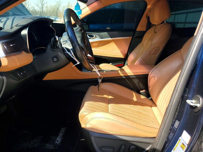 2022 Genesis G70 VIN KMTG54TE5NU081738 COPART salvage auction — BURN, MO - SALVAGE CERTIFICATE OF TITLE, sold $4,850 on 2026-07-31 (photo 7)