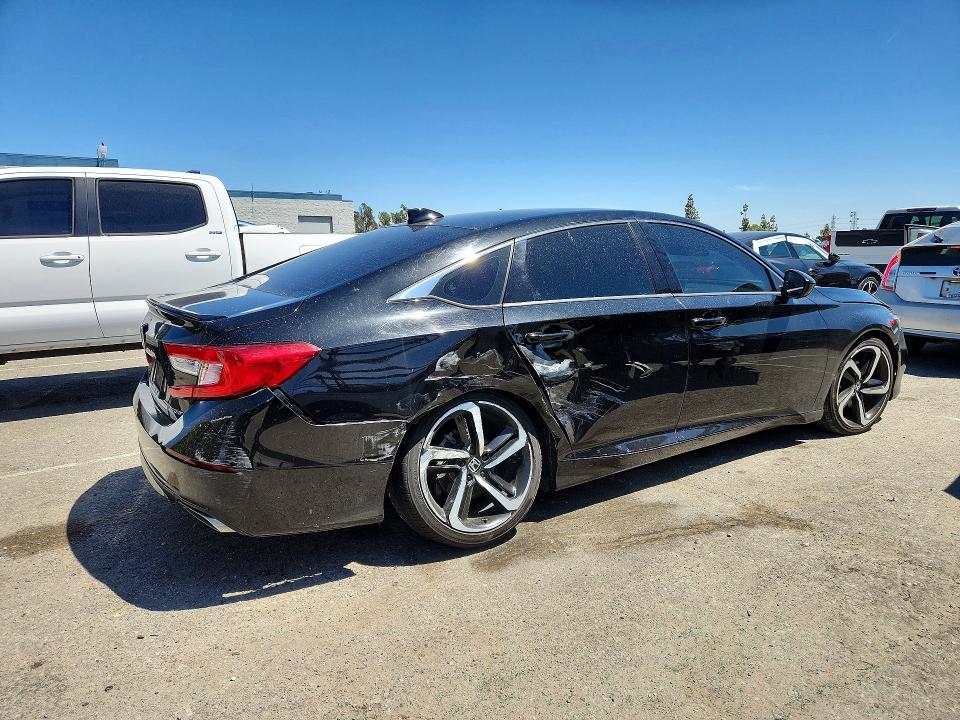 2020 Honda Accord VIN 1HGCV1F32LA139987 COPART salvage auction — SIDE, CA - SALVAGE CERTIFICATE, sold $8,800 on 2026-07-30 (photo 3)