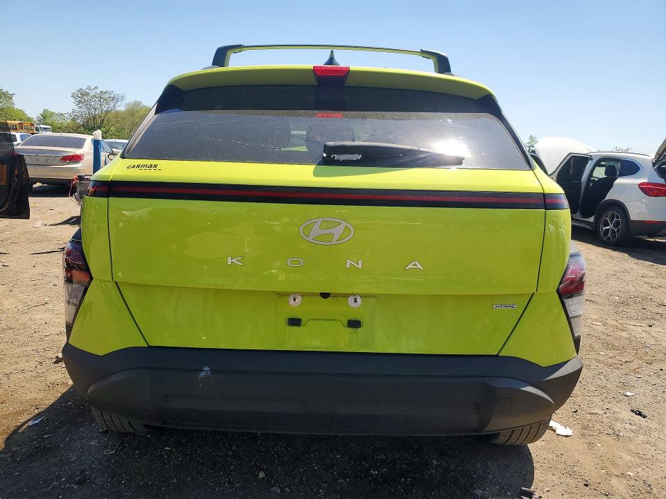 2025 Hyundai Kona VIN KM8HBCAB7SU186173 COPART salvage auction — FRONT END, Md - Certificate Of Title, sold $900 on 2026-07-28 (photo 6)