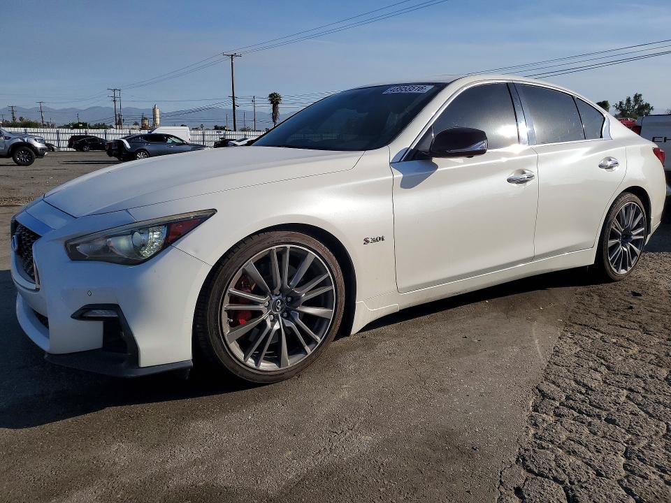 2018 Infiniti Q50 VIN JN1FV7AP8JM461668 COPART salvage auction — UNDERCARRIAGE, Ca - Salvage Certificate, sold $8,100 on 2026-07-02 (photo 1)