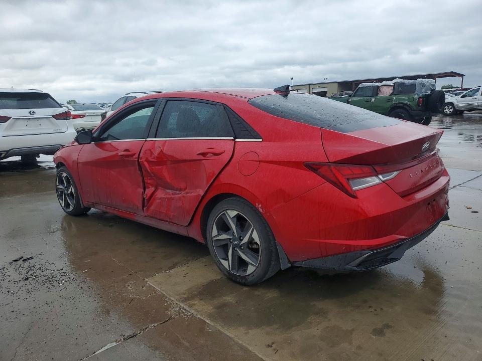 2023 Hyundai VIN 5NPLP4AG2PH116826 COPART salvage auction — FRONT END, Tx - Salvage Vehicle Title, sold $2,600 on 2026-07-27 (photo 2)