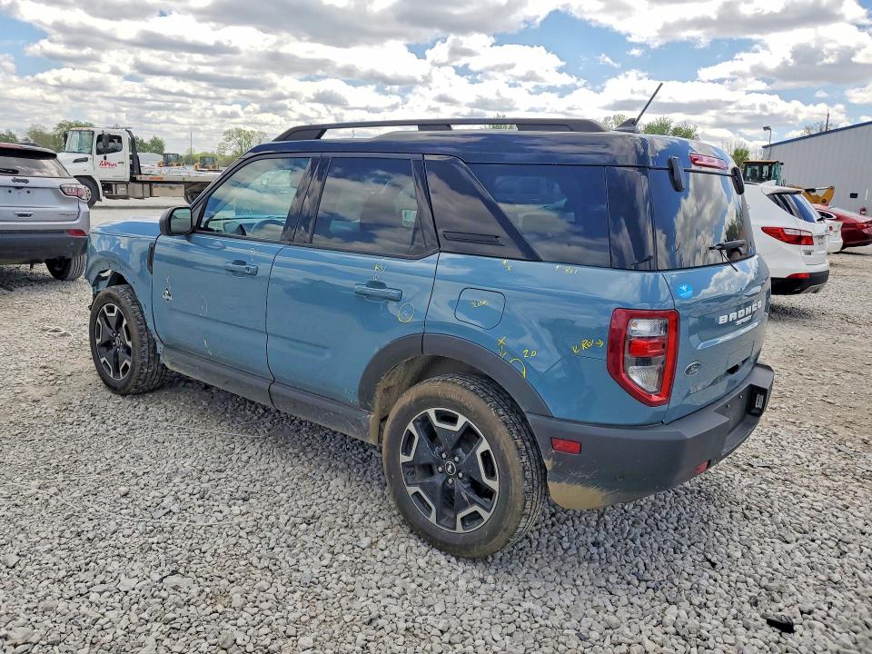 2021 Ford Bronco VIN 3FMCR9C6XMRA35489 COPART salvage auction — FRONT END, Oh - Cert Of Title-Salvage, sold $3,400 on 2026-07-02 (photo 2)