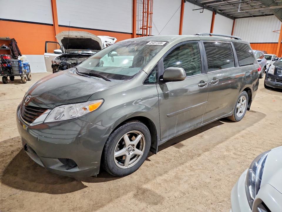 2013 Toyota Sienna VIN 5TDKK3DC2DS283125 COPART salvage auction — HAIL, Salvage Title, sold $4,400 on 2026-08-04 (photo 1)