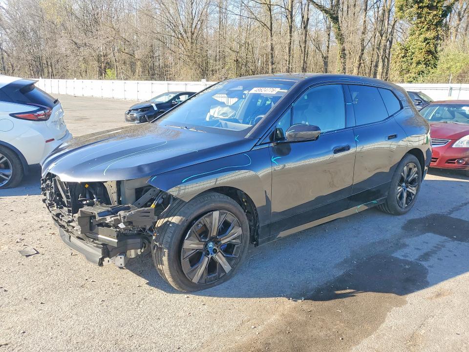 2025 BMW Ix VIN WB523CF06SCT00437 COPART salvage auction — FRONT END, Nj - Cert Of Title-Salvage, sold $10,400 on 2026-07-23 (photo 1)