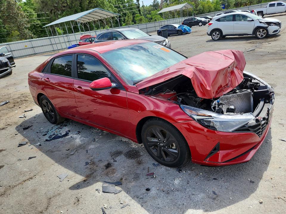 2023 Hyundai Elantra VIN KMHLM4AG6PU467619 COPART salvage auction — FRONT END, GA, sold $275 on 2026-07-27 (photo 4)