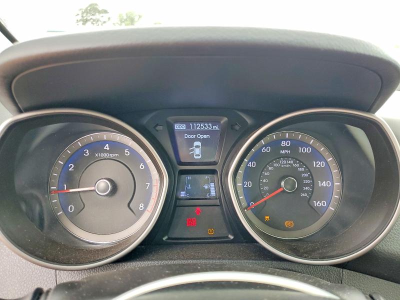 2013 Hyundai Elantra VIN KMHD35LE4DU097419 COPART salvage auction — FRONT END, Tx - Salvage Vehicle Title, sold $325 on 2026-07-04 (photo 9)