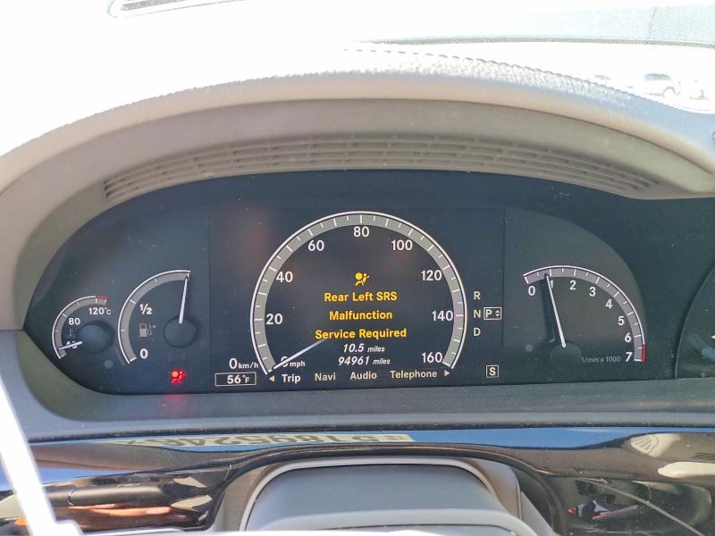 2013 Mercedes-benz VIN WDDNG9EB6DA527742 COPART salvage auction — SIDE, Ut - Salvage Certificate, sold $3,200 on 2026-08-03 (photo 9)
