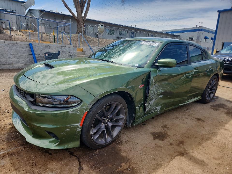 2022 Dodge Charger VIN 2C3CDXGJ8NH187472 COPART salvage auction — SIDE, Nm - Cert Of Title-Salvage, sold $325 on 2026-07-09 (photo 1)