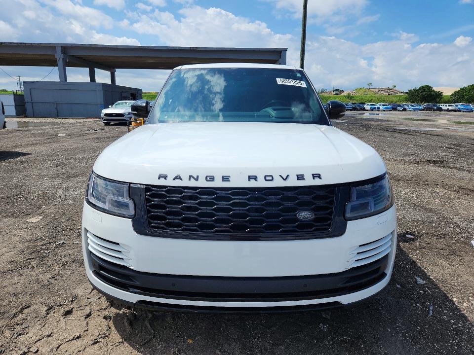 2019 Land rover RANGE ROVER VIN SALGS2RE9KA554047 COPART salvage auction — MINOR DENT/SCRATCHES, Fl - Certificate Of Title, sold $20,300 on 2026-07-28 (photo 5)