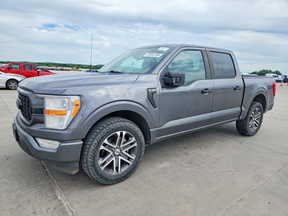 2022 Ford F-150 VIN 1FTEW1CP5NKD20963 COPART salvage auction — FRONT END, Tx - Certificate Of Title, sold $10,200 on 2026-07-02 (photo 1)