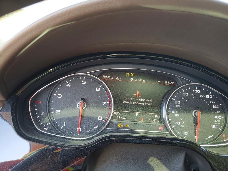 2017 Audi A8 VIN WAU44AFD3HN018719 COPART salvage auction — FRONT END, Sc - Cert Of Title-Salvage, sold $600 on 2026-07-24 (photo 9)