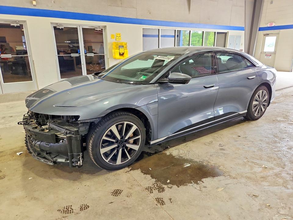 2023 Lucid Air VIN 50EA1PFA2PA007607 COPART salvage auction — FRONT END, Va - Cert Of Title - Salvage, sold $8,800 on 2026-07-02 (photo 1)