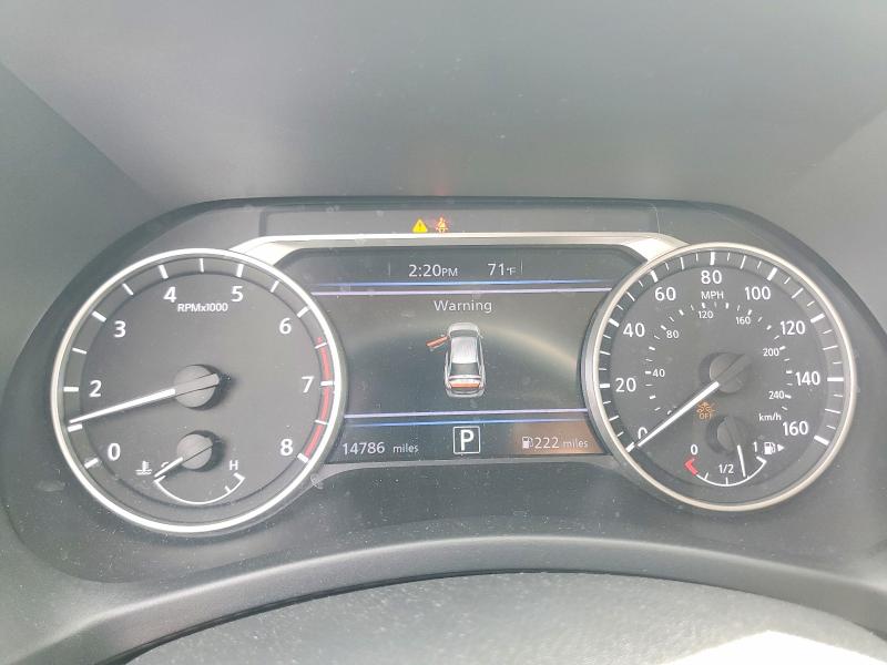 2025 Nissan Sentra VIN 3N1AB8CV1SY407969 COPART salvage auction — FRONT END, Ca - Salvage Certificate, sold $4,050 on 2026-07-02 (photo 9)