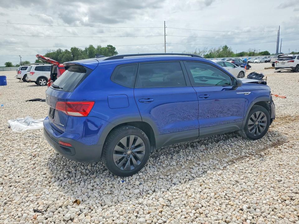 2023 Volkswagen Taos VIN 3VVDX7B28PM326464 COPART salvage auction — FRONT END, Tx - Salvage Vehicle Title, sold $4,400 on 2026-07-02 (photo 3)