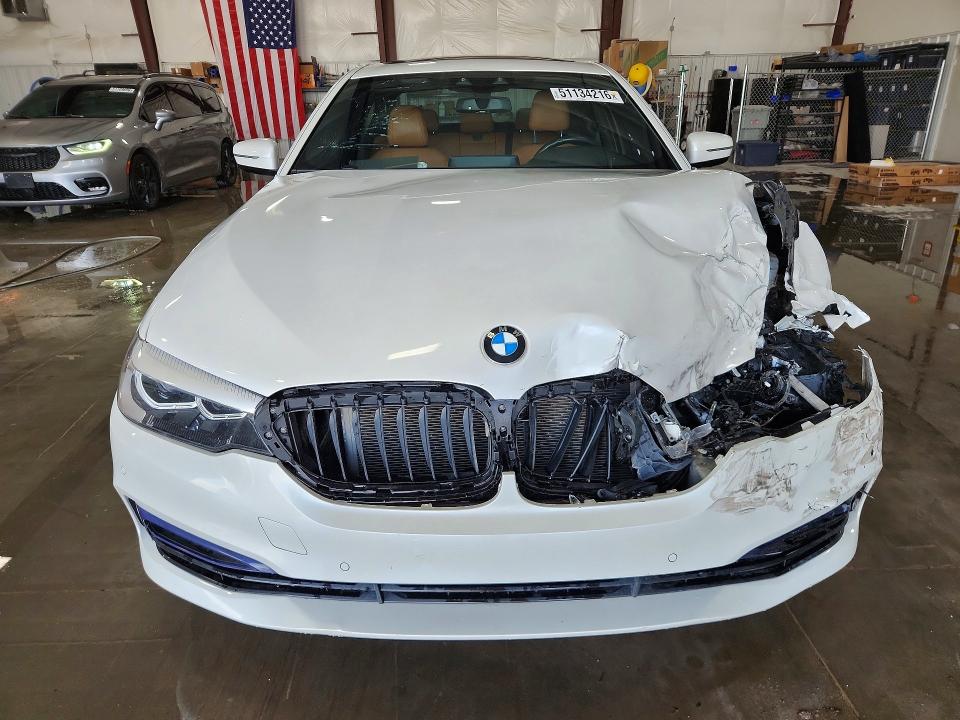 2018 BMW 5er VIN WBAJE7C54JG891292 COPART salvage auction — FRONT END, Il - Salvage Certificate, sold $6,200 on 2026-07-27 (photo 5)